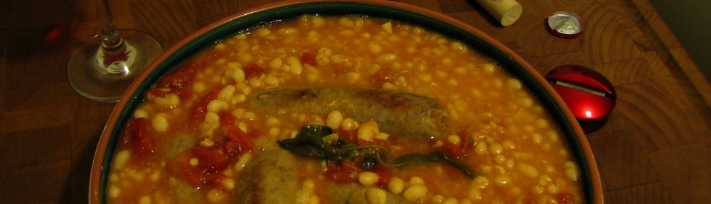 Sausages with White Beans in Tomato Sauce