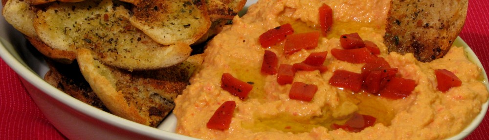 Red Pepper Hummus, Roast Red Pepper Hummus